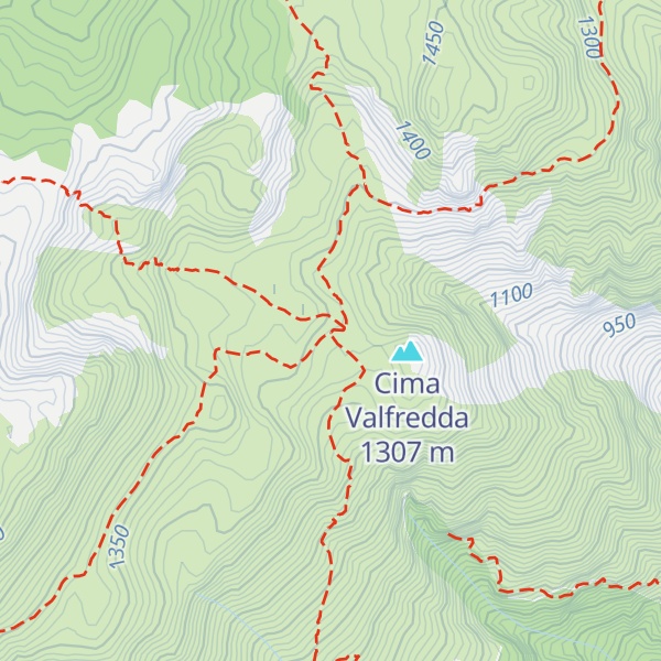 Map of Casera di Giais