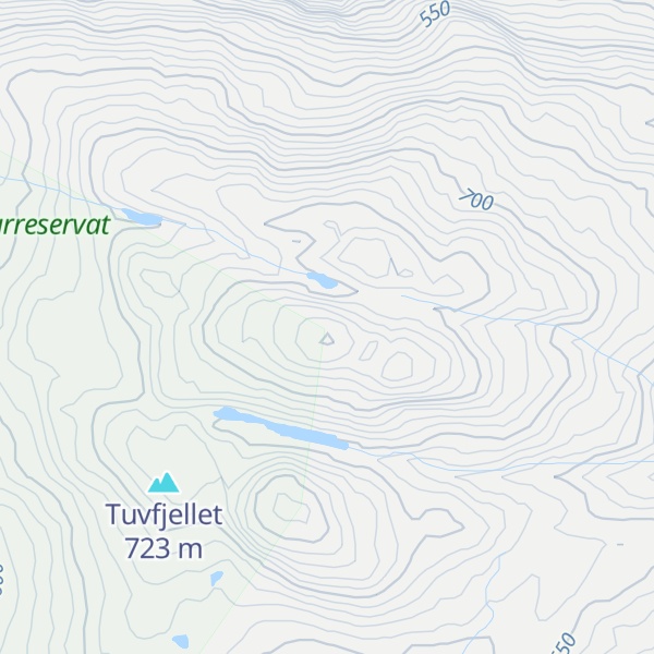 Map of Storfjellet