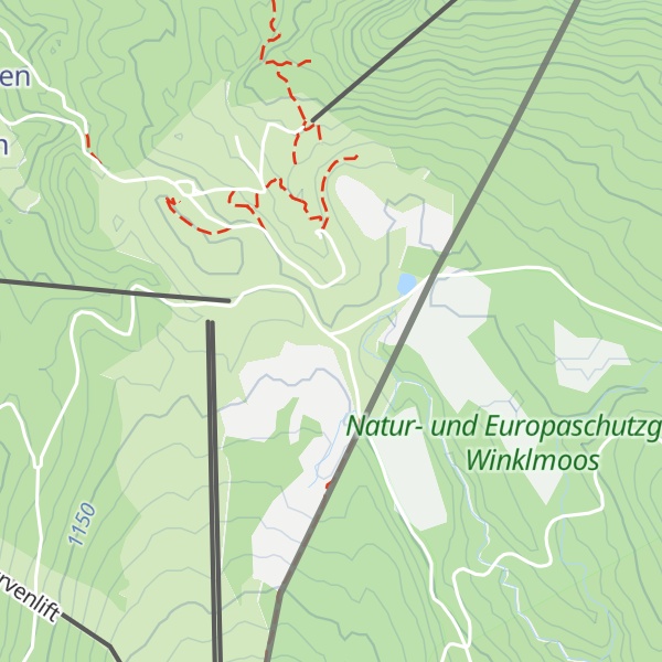 Map of Wasserversorgung Almgenossenschaft Winklmoos