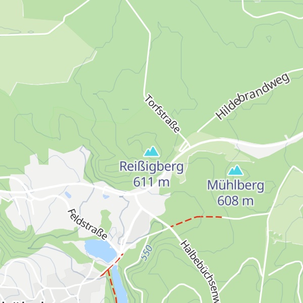Map of Reißigberg