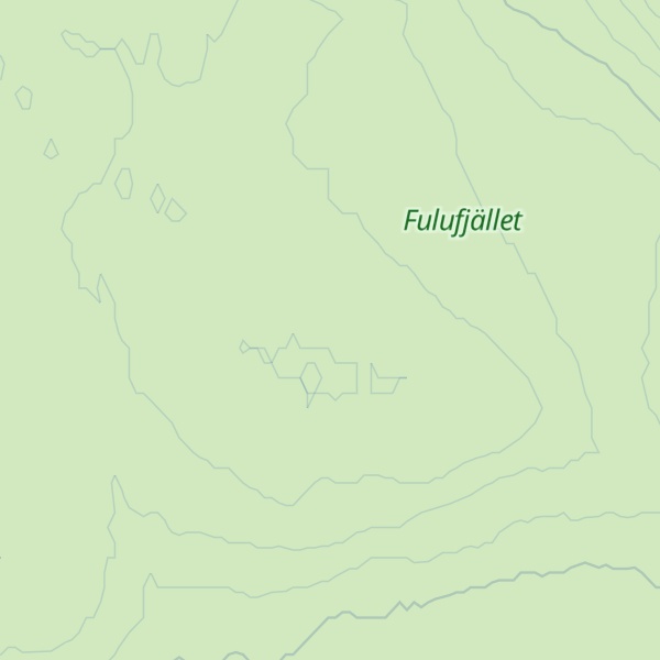 Map of Brattfjället