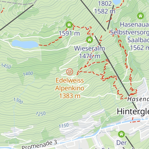 Map of Pfefferalm