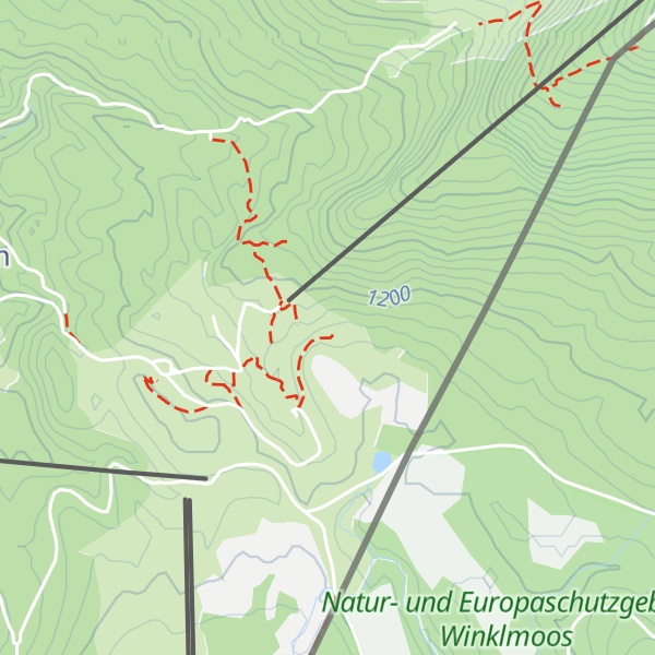 Map of Traunsteiner Hütte
