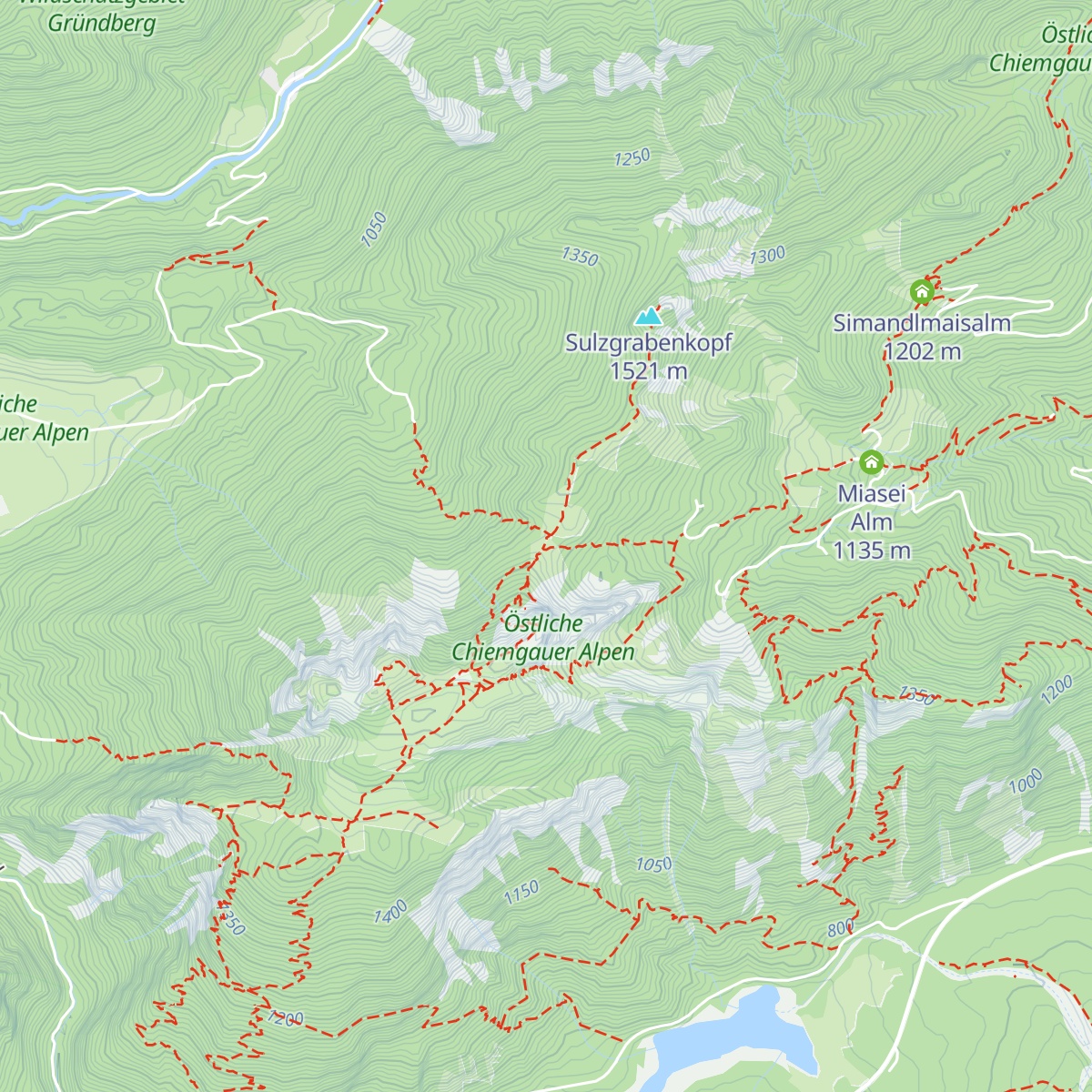 Hörndlalm map