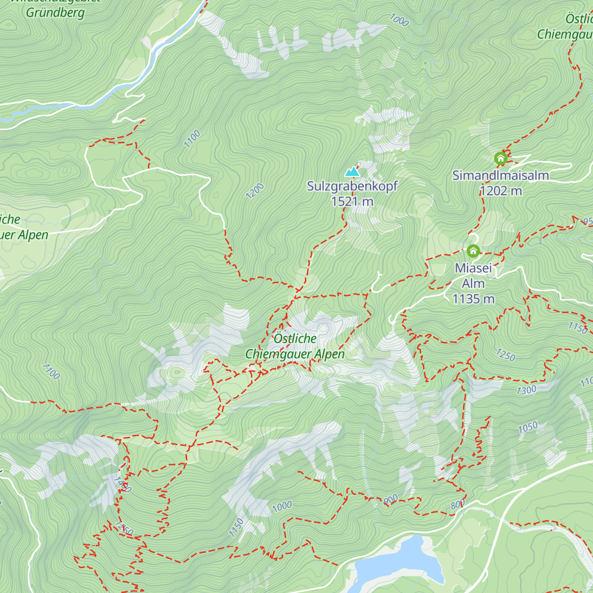 Hörndlalm map