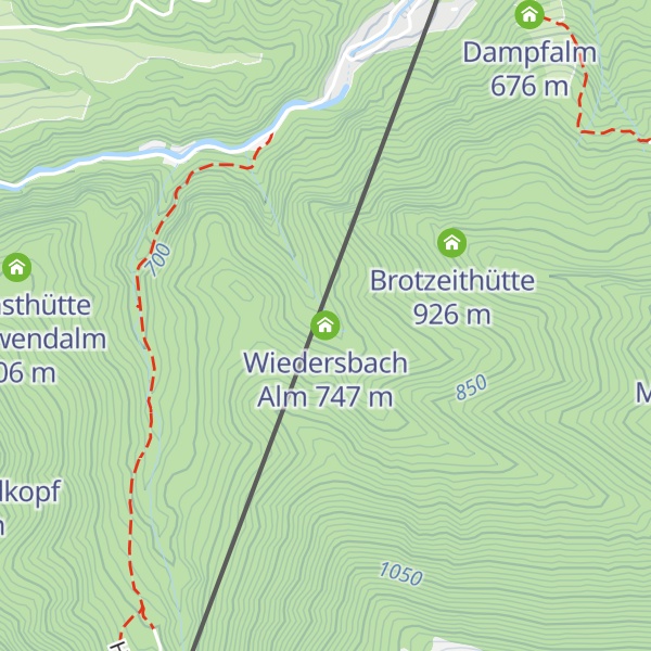 Map of Wiedersbach Alm