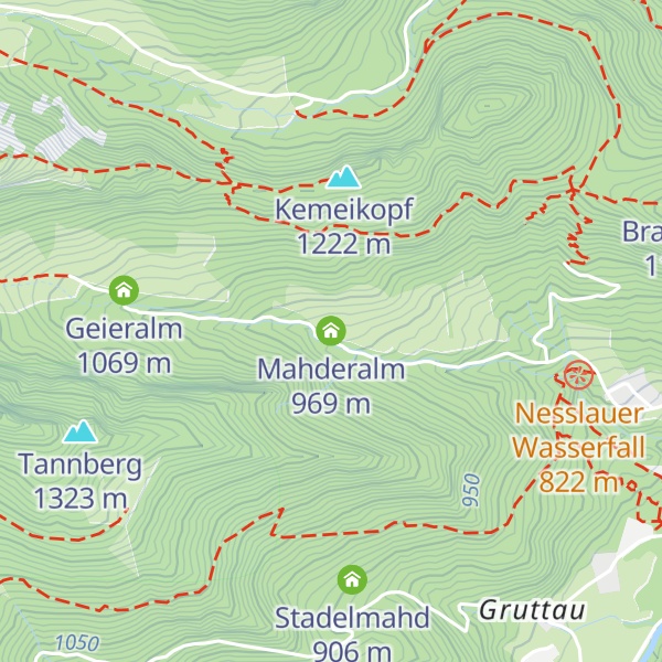 Map of Mahderalm