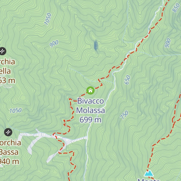 Map of Bivacco Molassa