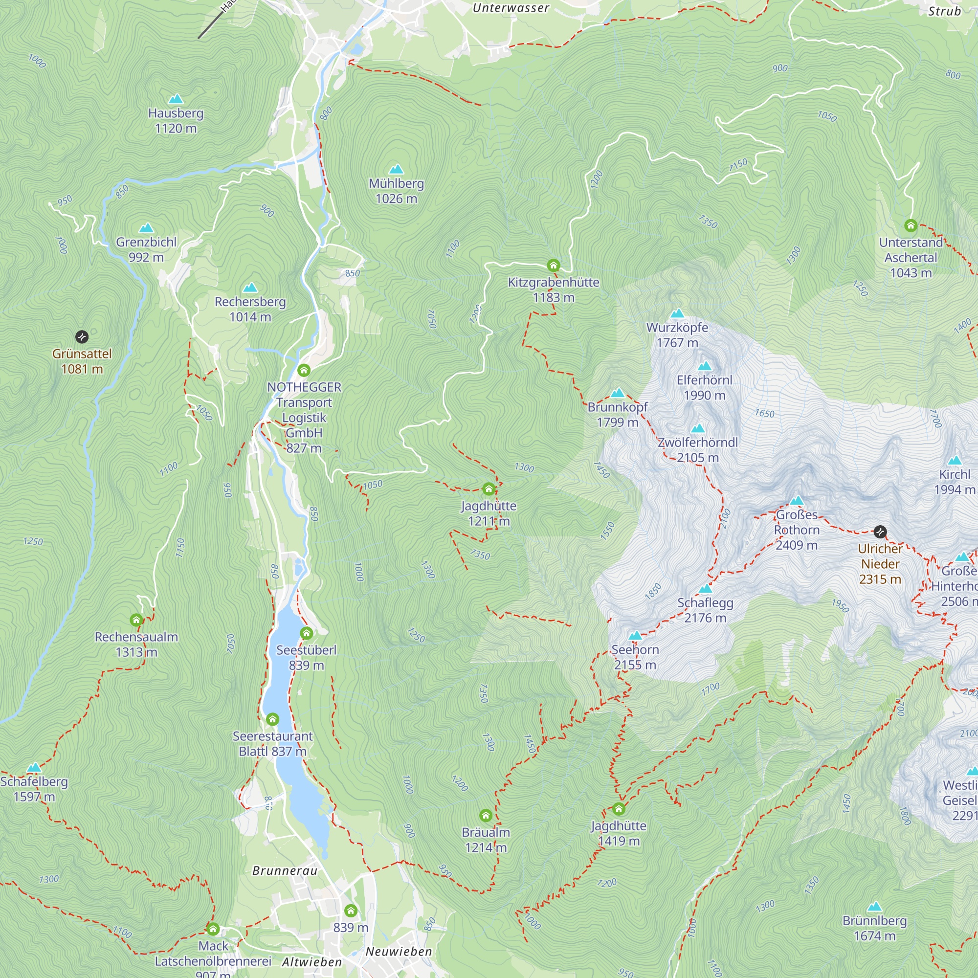 Jagdhütte map