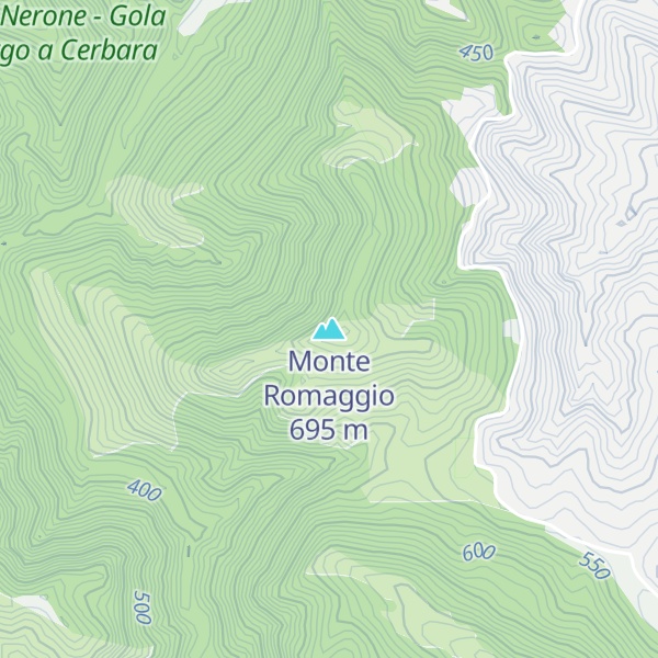 Map of Monte Romaggio