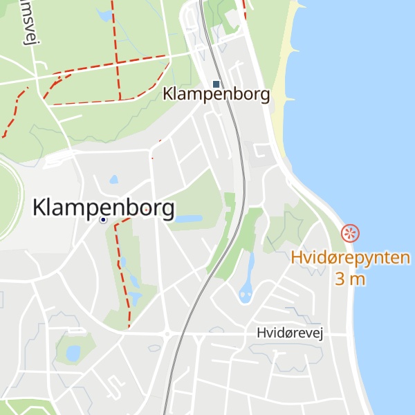 Map of Christiansholm Slot