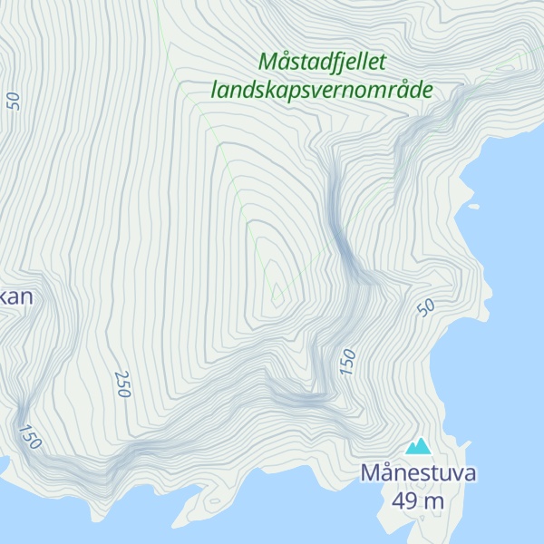 Map of Måhornet