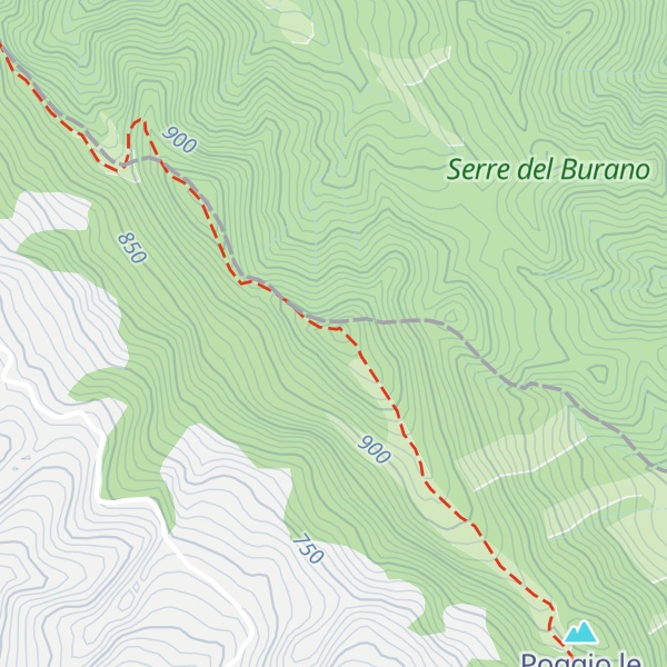 Map of Monte Rosso