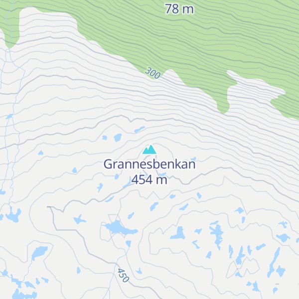 Map of Grannesbenkan
