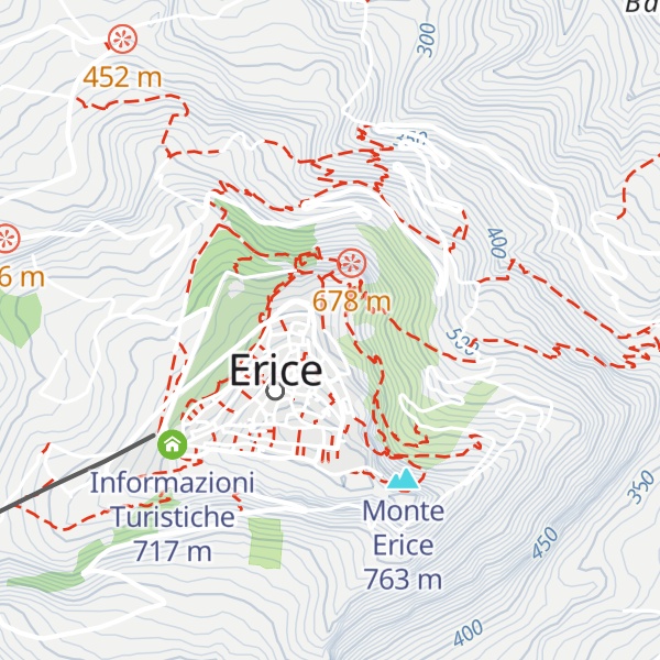 Map of Baita CAI Erice