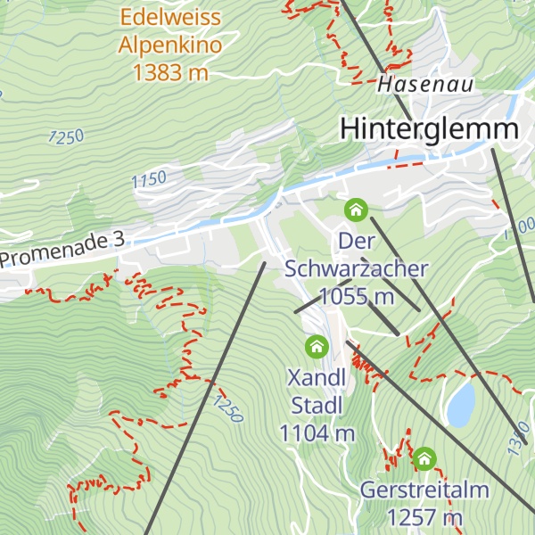 Map of Gondelstube