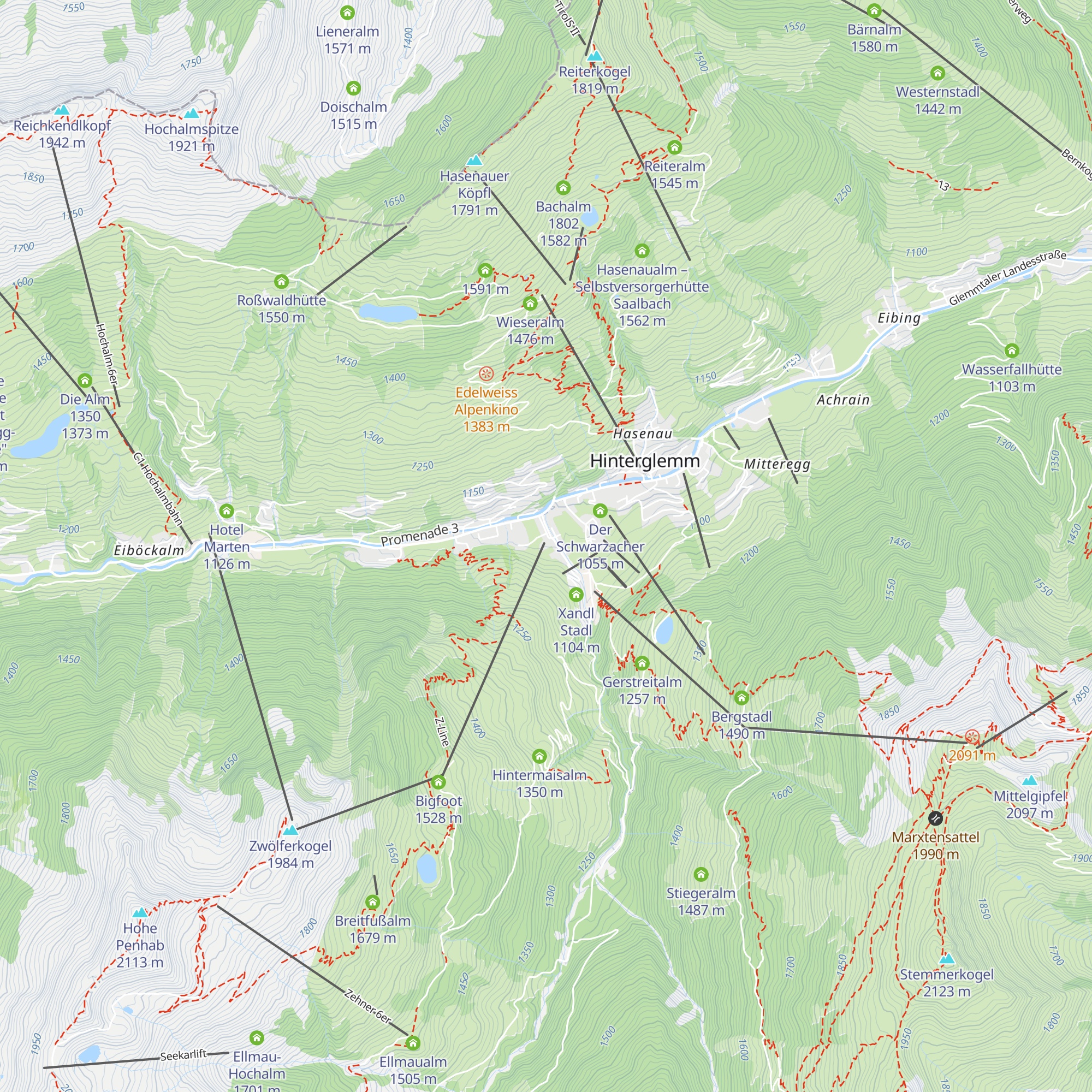 Gondelstube map
