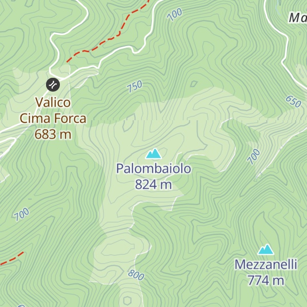 Map of Palombaiolo