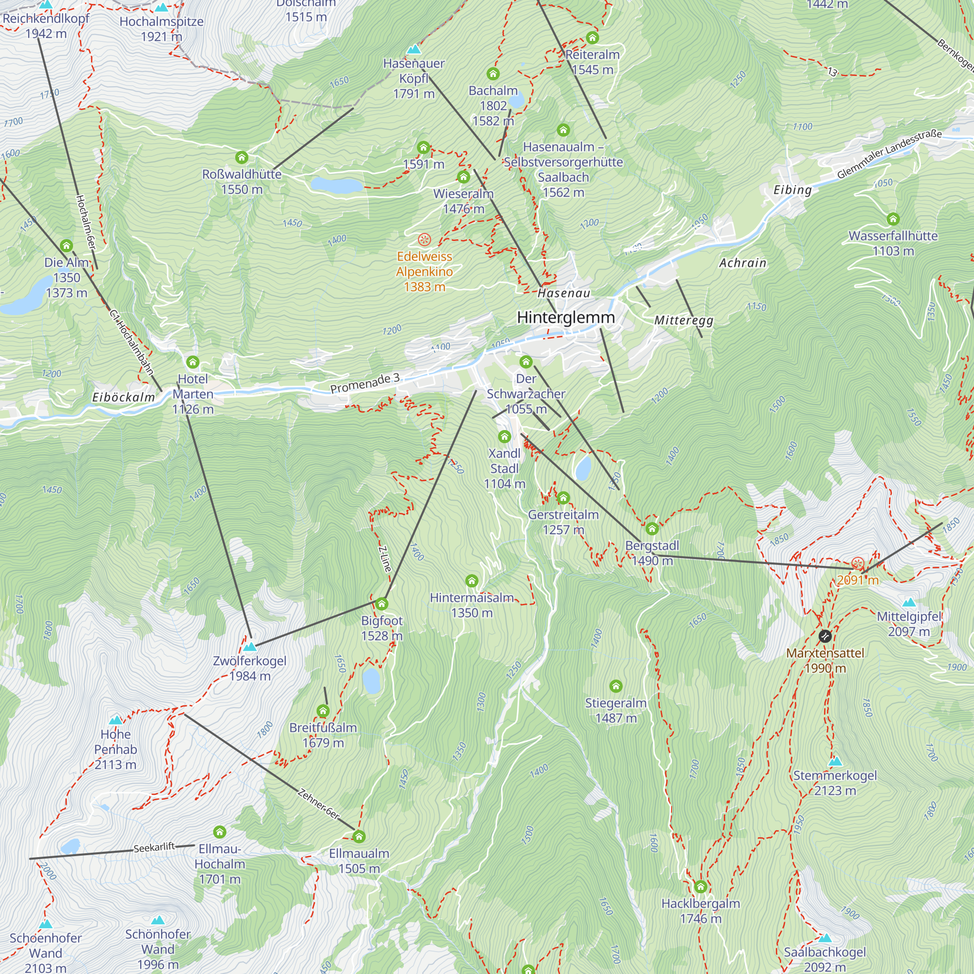 Ferienwohnungen Perfeldhof map