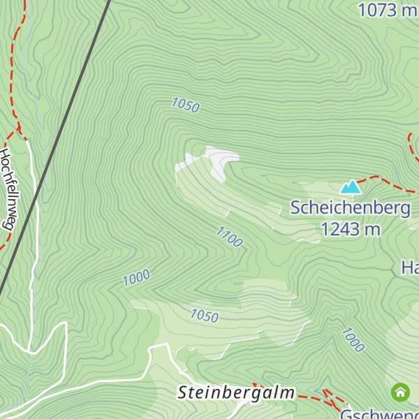 Map of Scheichenbergalm