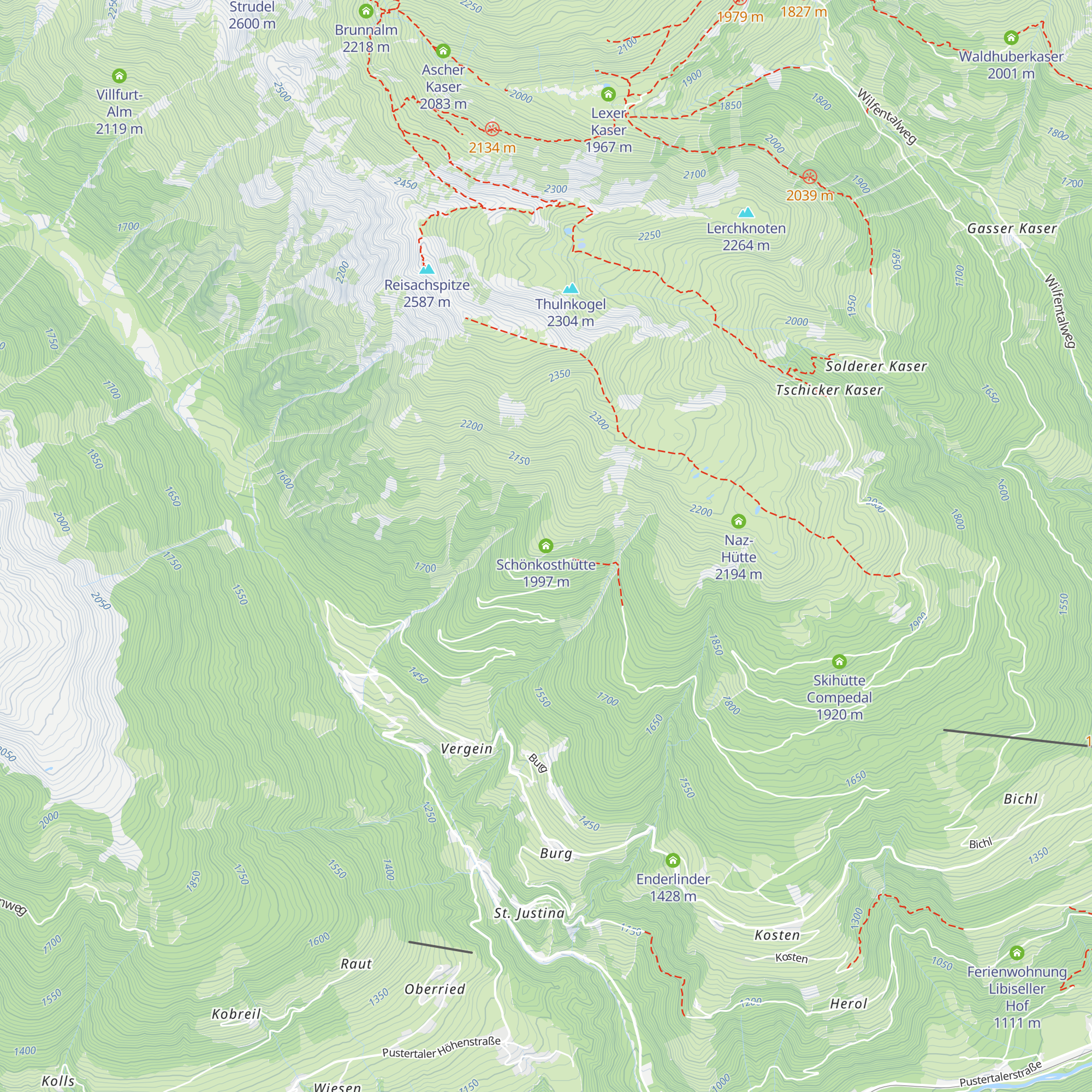 Schönkosthütte map