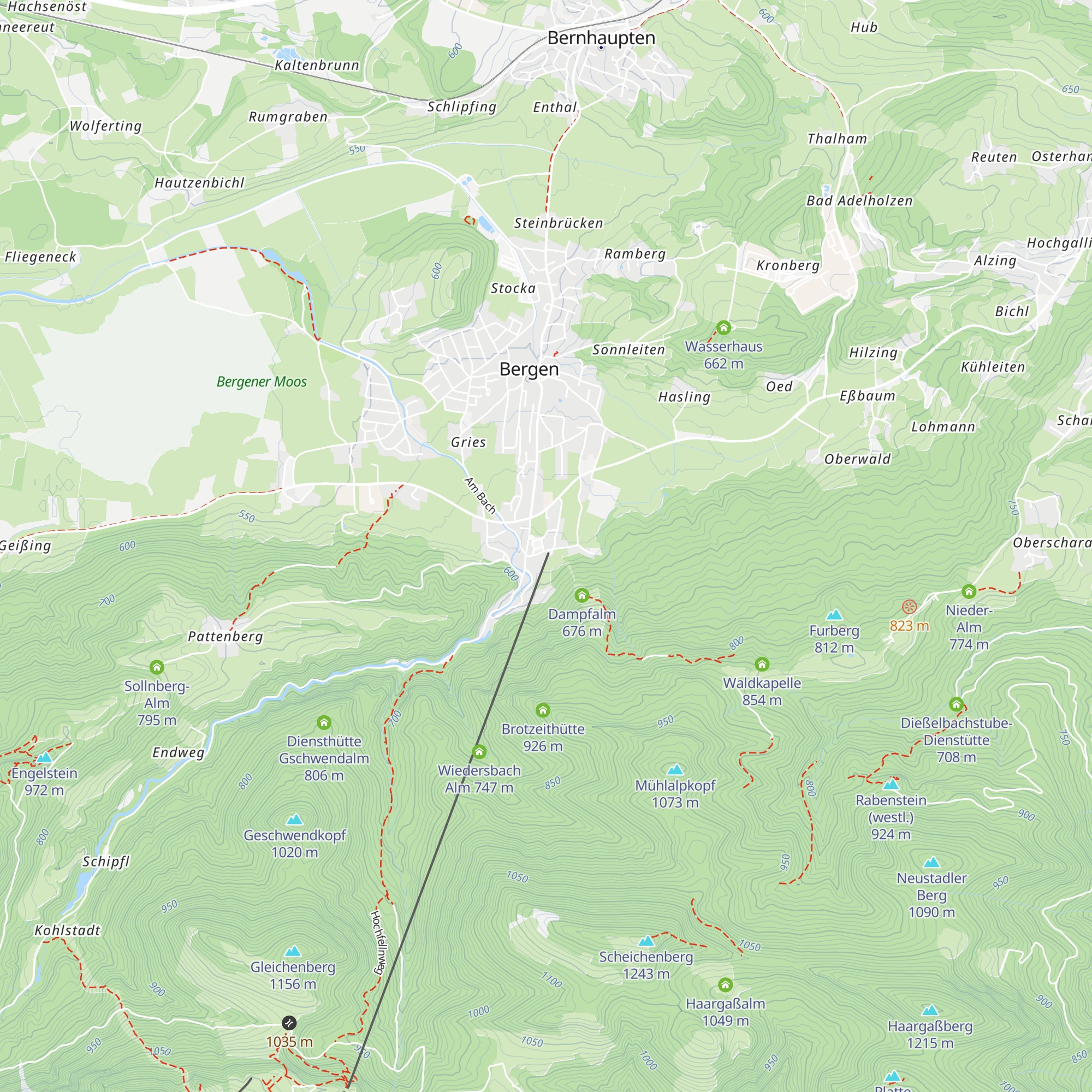 Mühlwinkler Hof map