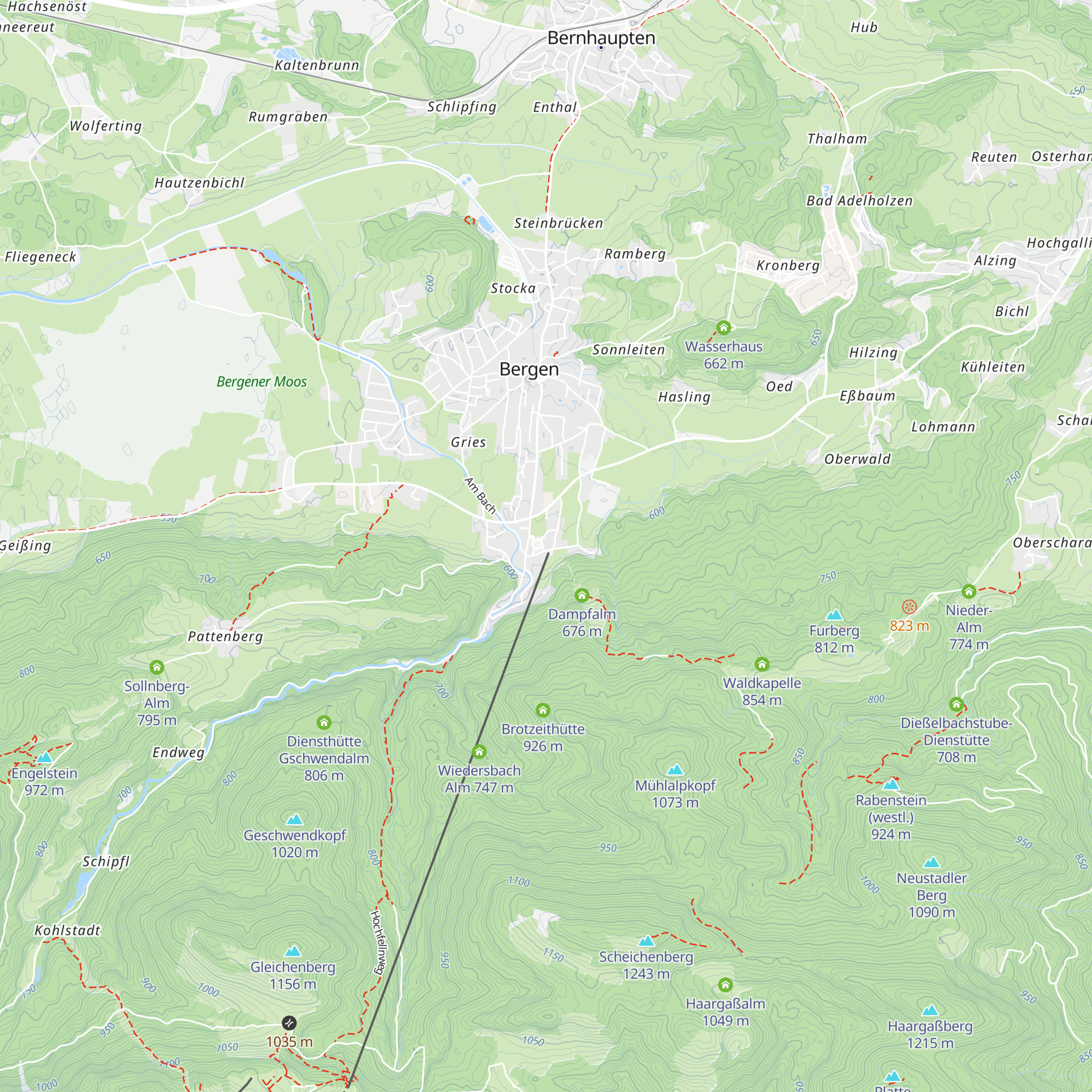 Mühlwinkler Hof map