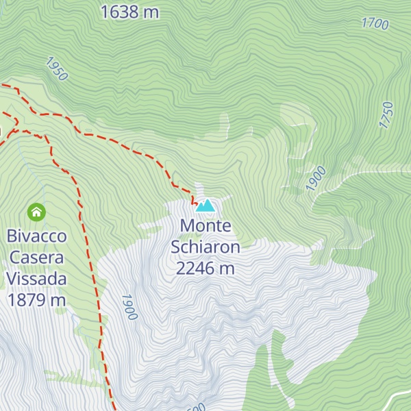 Map of Monte Schiaron
