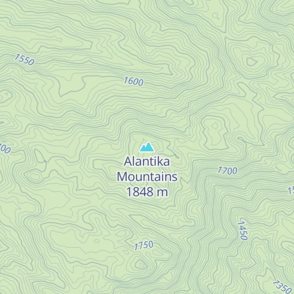 Map of Alantika Mountains