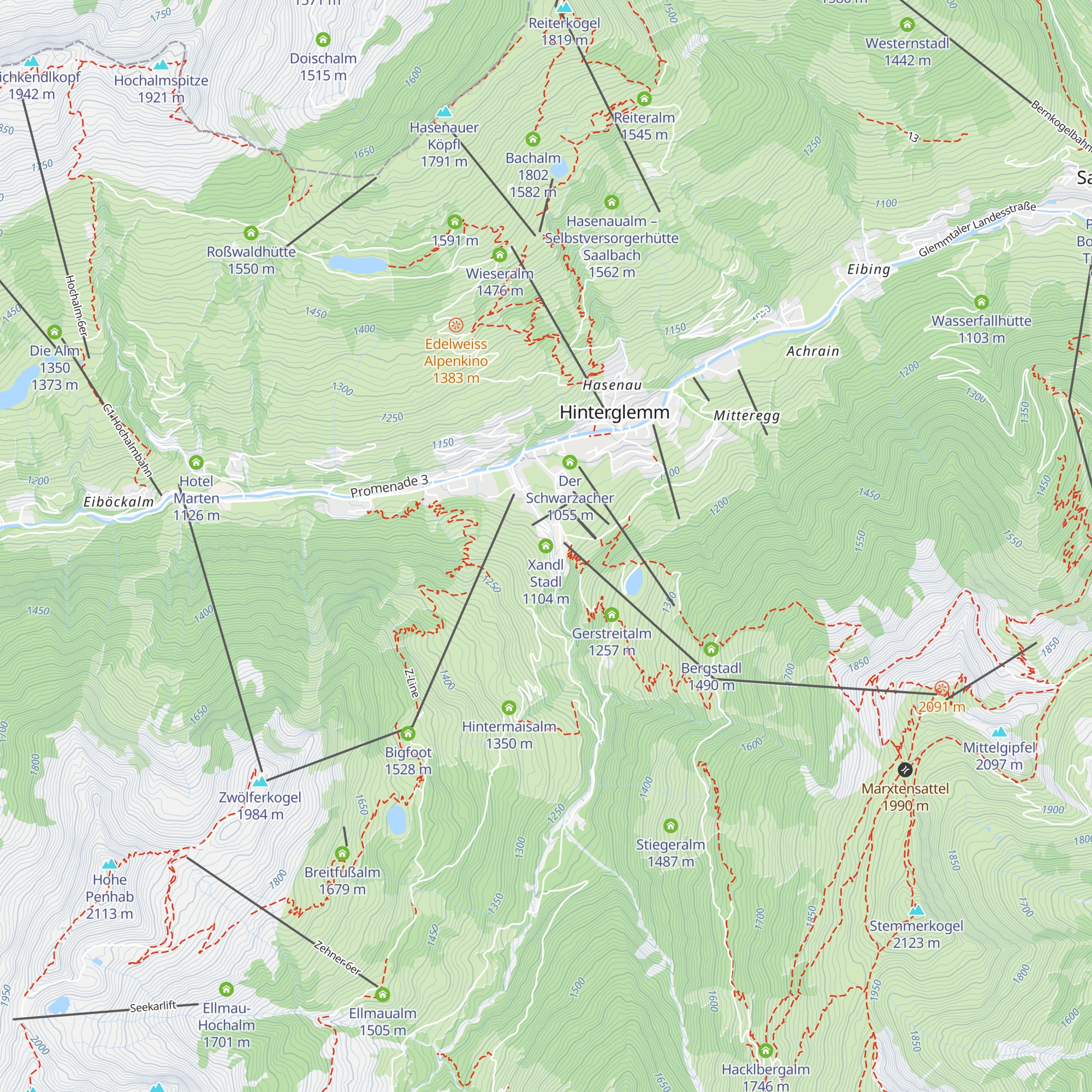 Xandl Stadl map