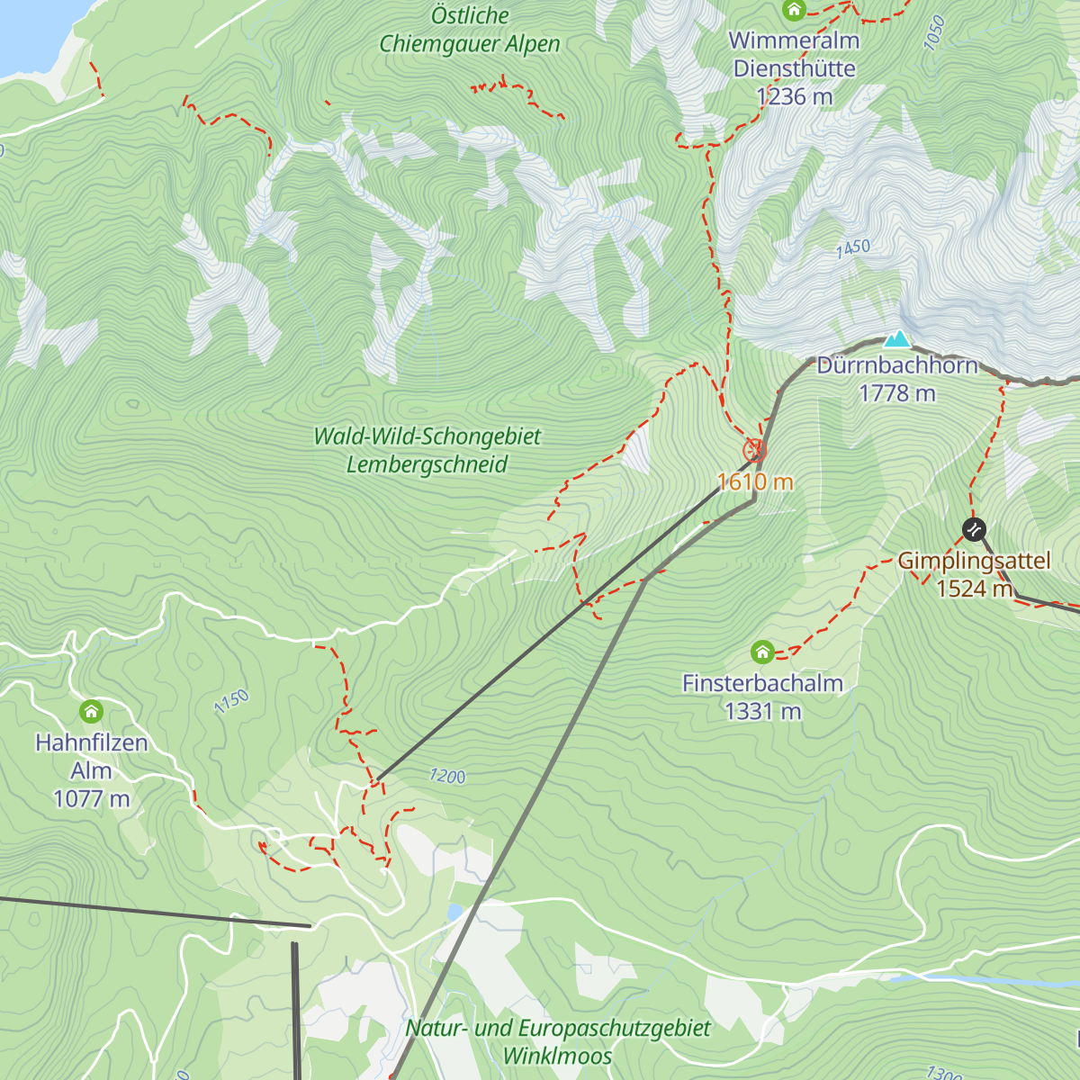 Dürrnbachalm map