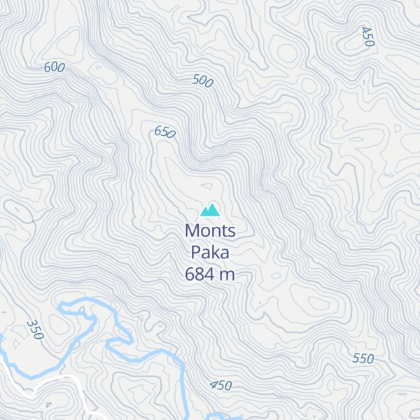Map of Monts Paka