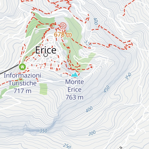 Map of Monte Erice