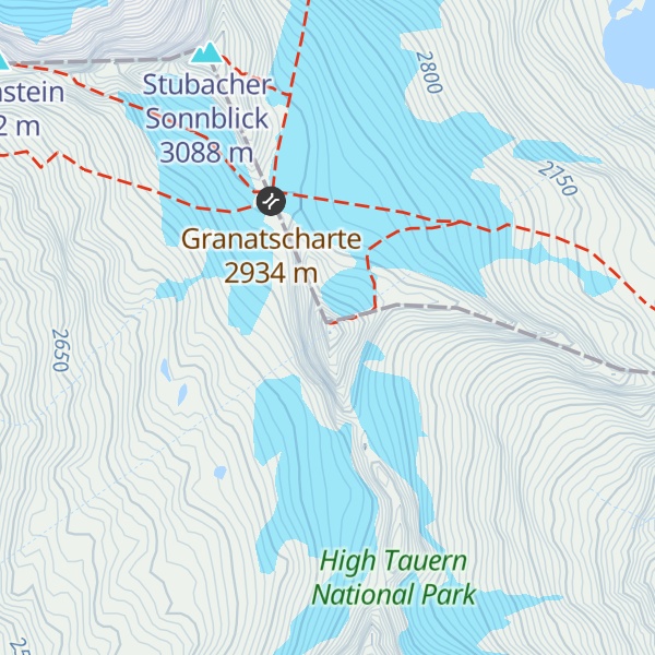 Map of Granatspitze