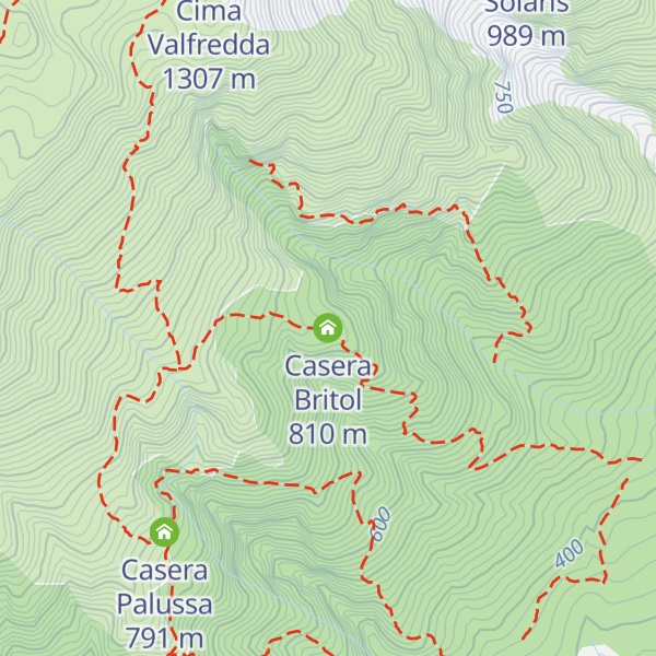 Map of Casera Britol