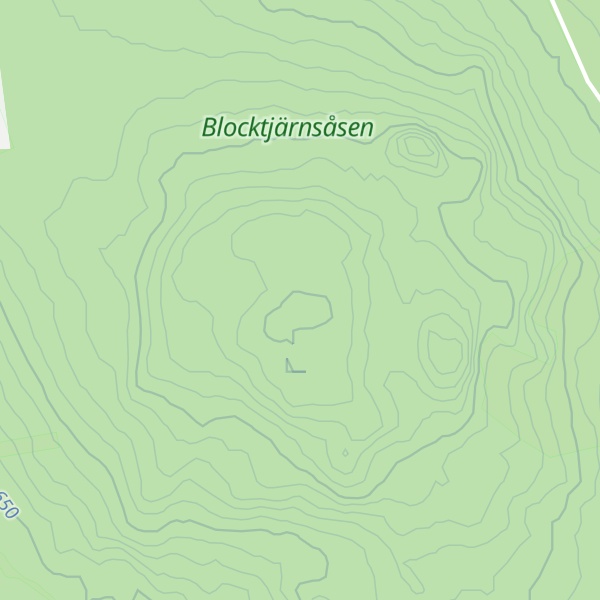 Map of Blocktjärnsåsen