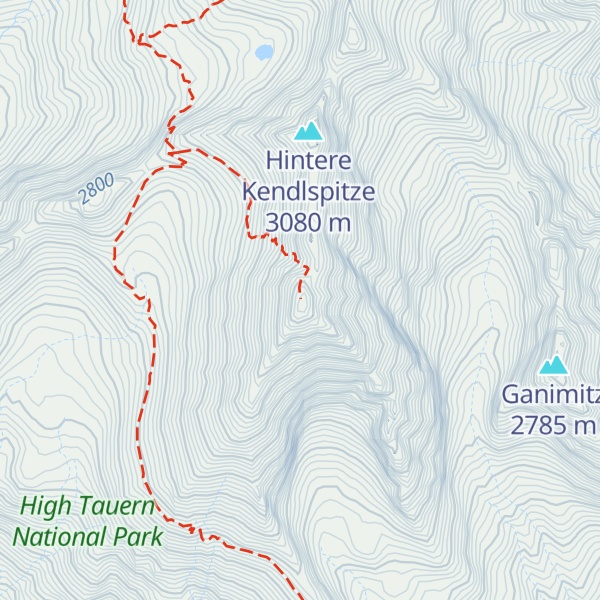 Map of Vordere Kendlspitze