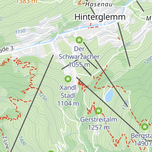 Map of Westgipfelbahn