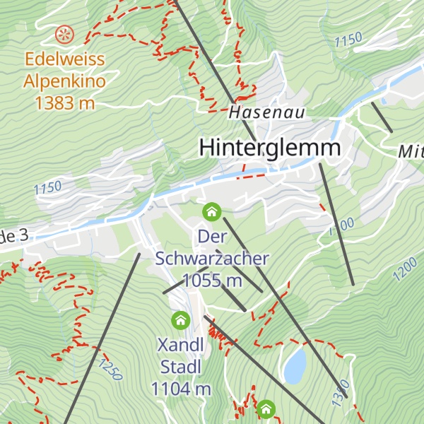 Map of Der Schwarzacher