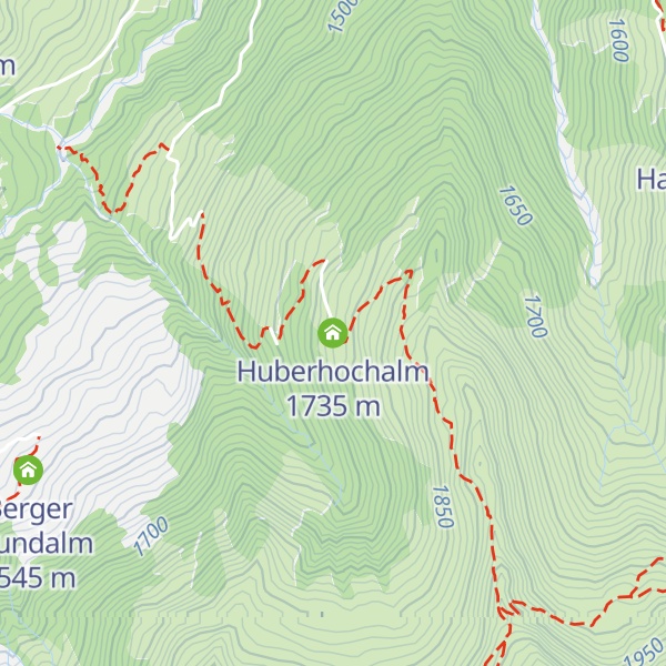 Map of Huberhochalm