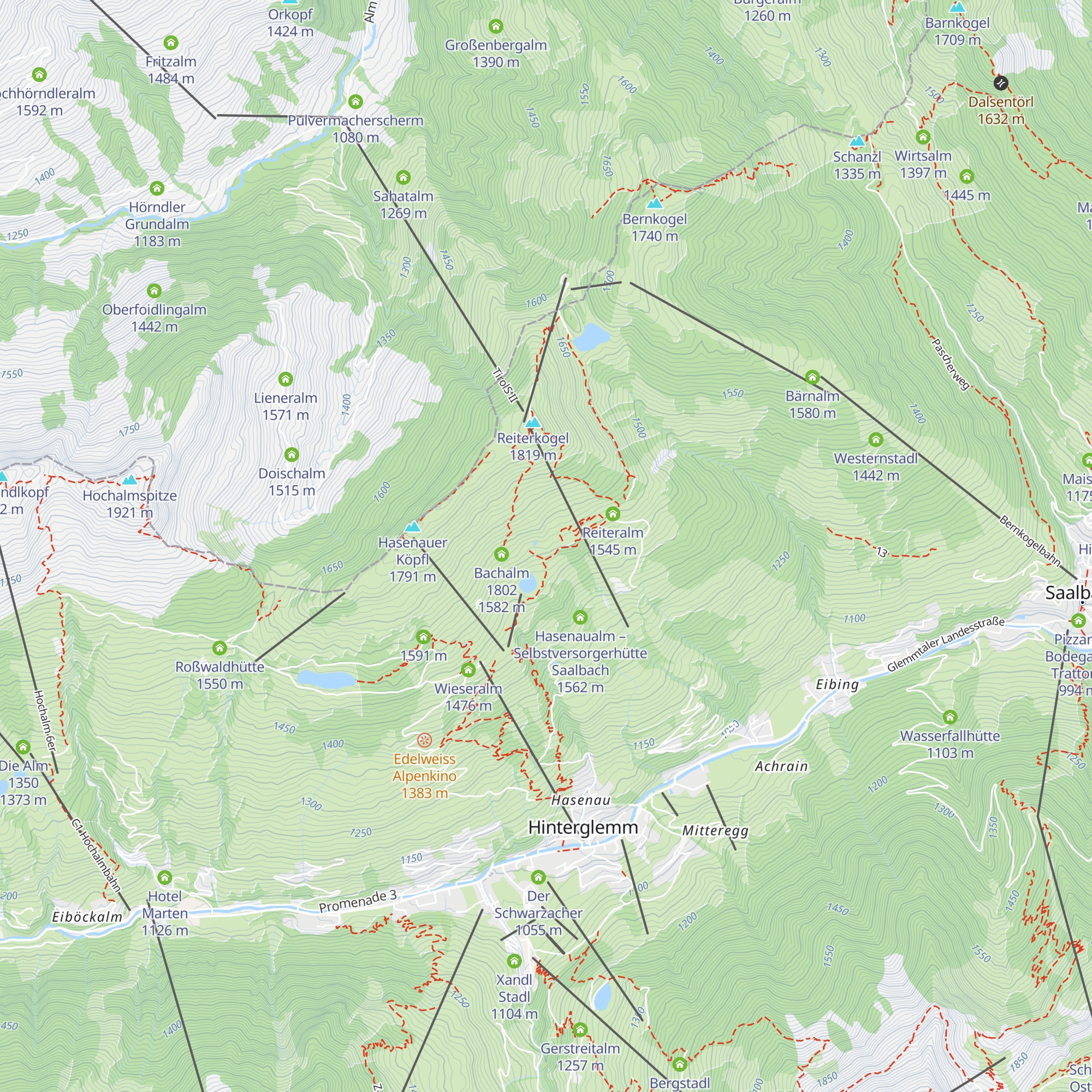Bachalm 2006 map
