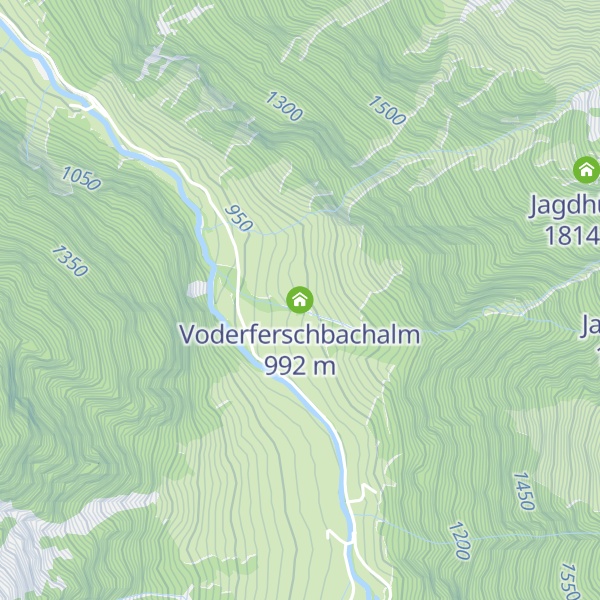 Map of Voderferschbachalm
