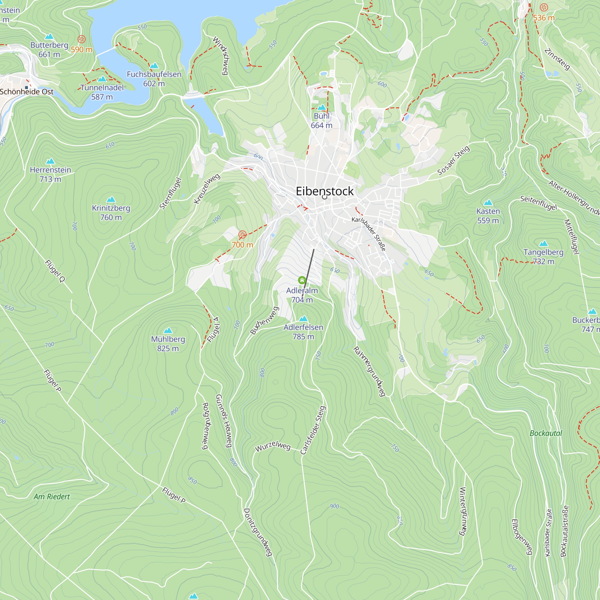 Adleralm map