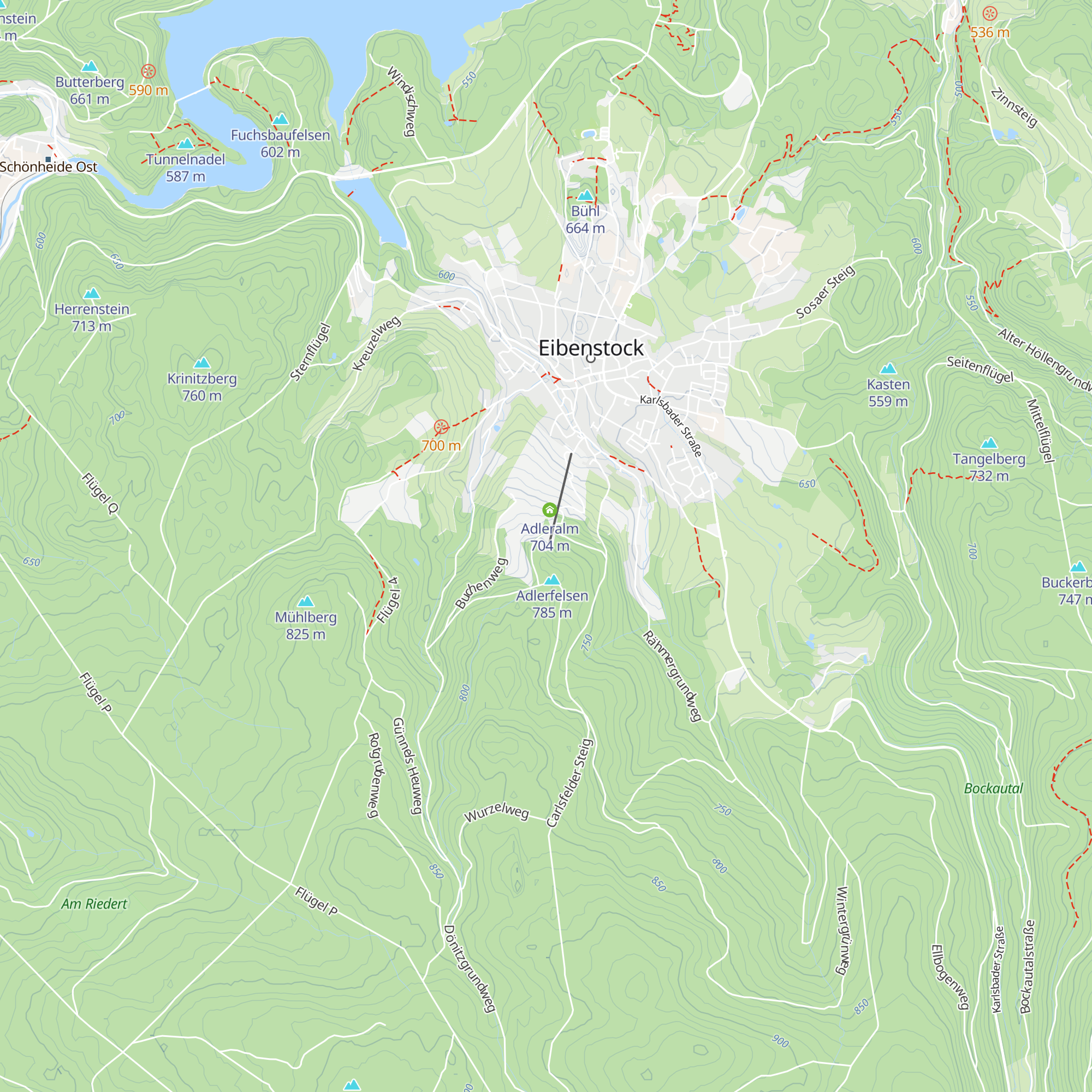 Adleralm map