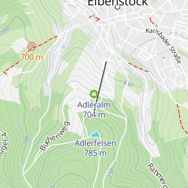 Map of Adleralm