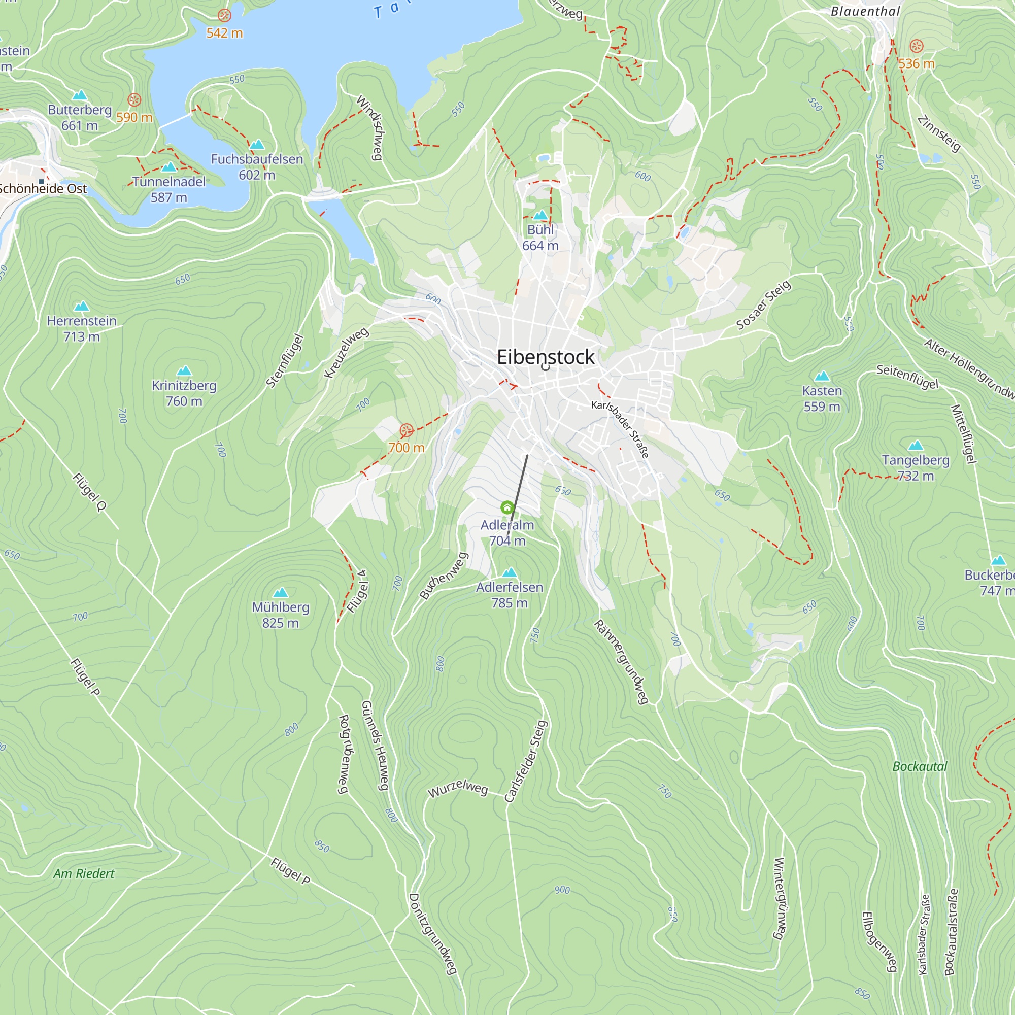 Adleralm map