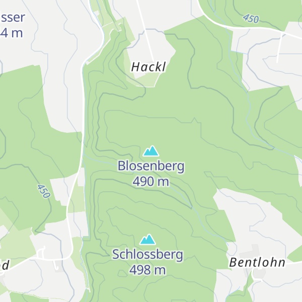 Map of Blosenberg