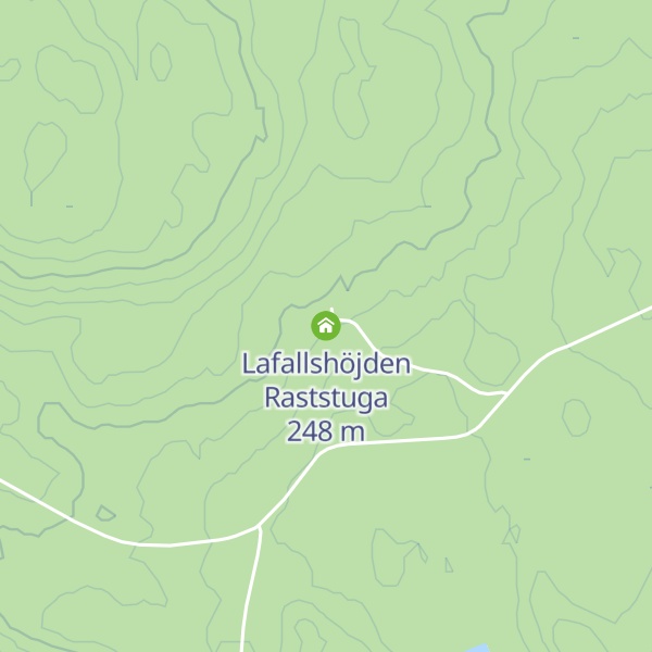 Map of Lafallshöjden Raststuga
