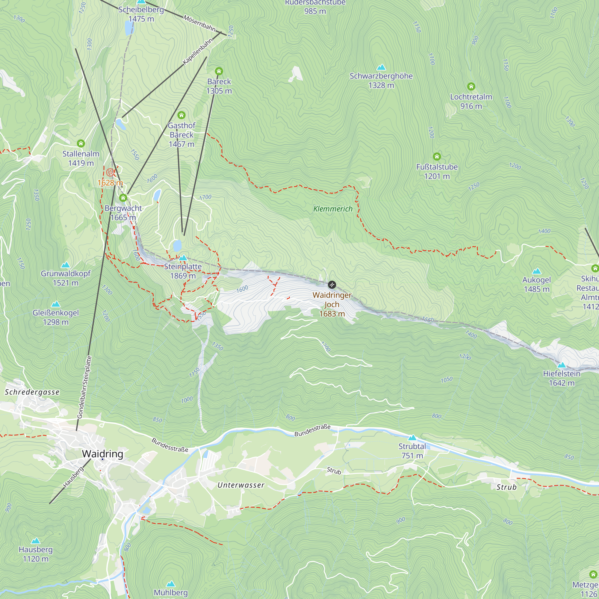 Yak Fütterung map