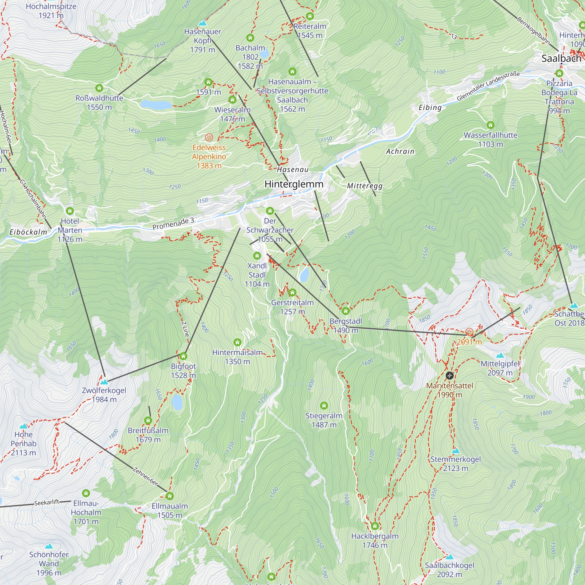 Gerstreitalm map